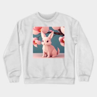 Pink cat Crewneck Sweatshirt